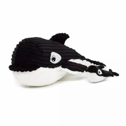 Les Deglingos - Peluche orque et son bébé noire Morfalou Les Ptipotos - Les Déglingos Les Deglingos  - Animaux Les Deglingos