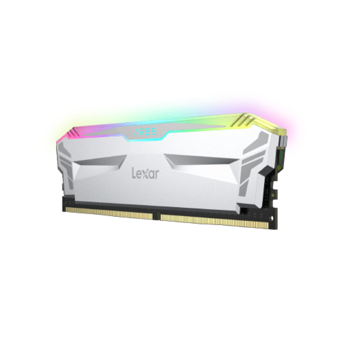 Lexar ARES RGB Mémoire PC 16Go (2x8Go) DDR4 4000MHz CL18 Blanc