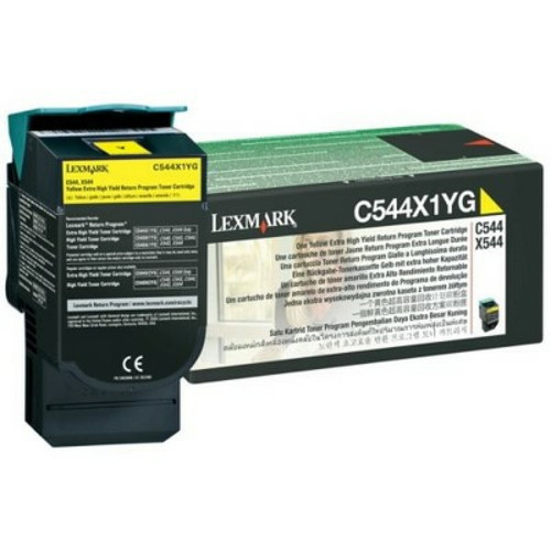 Toner Lexmark Lexmark C544X Toner Jaune C544X1YG (C544X1YG)
