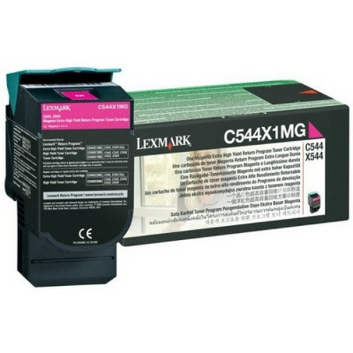 Lexmark - Lexmark C544X Toner Magenta C544X1MG (C544X1MG) Lexmark  - Lexmark