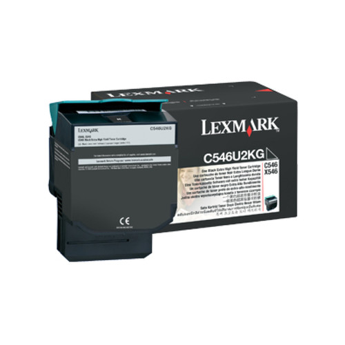 Lexmark - C546 X546 CARTOUCHE DE C546, X546 cartouche de toner noir rendement tres eleve 8.000 pages pack de 1 Lexmark  - Marchand Monsieur plus