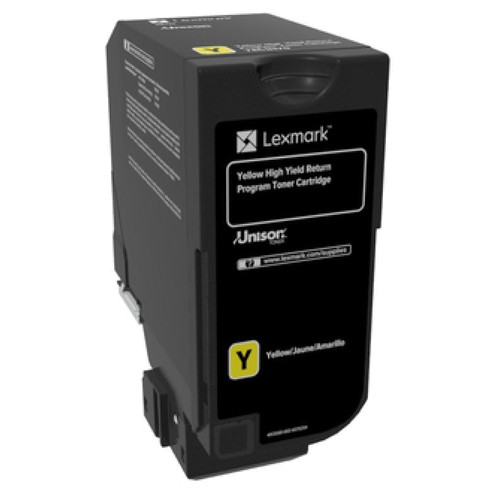 Lexmark - Toner HY RP Yellow 12k CS725 Cartouche de toner Return Programme haute capacite Jaune 12K - Lexmark