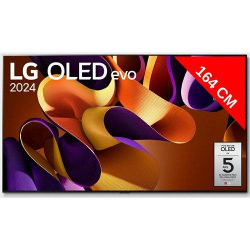 LG - TV OLED 4K 164 cm OLED65G4 evo 2024 LG  - TV OLED LG TV, Home Cinéma