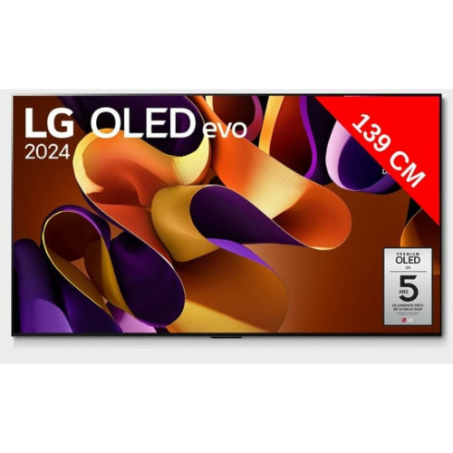 LG - TV OLED 4K 139 cm OLED55G4 evo 2024 LG  - TV LG OLED 55 pouces TV 50'' à 55''