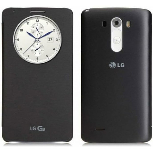 Coque, étui smartphone LG Étui folio pour LG G3 à induction - Noir