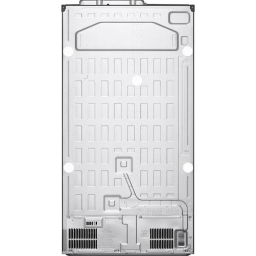 Congélateur GSJV90BSAE Réfrigérateur Américain 635 L 36dB Automatico Congélateur en Bas Côte à Côte Acier Inoxydable