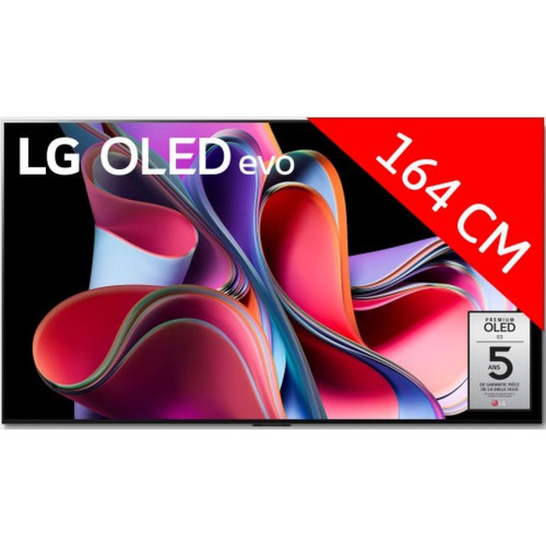 LG - TV OLED 4K 164 cm TV LG OLED evo OLED65G3 LG   - LG