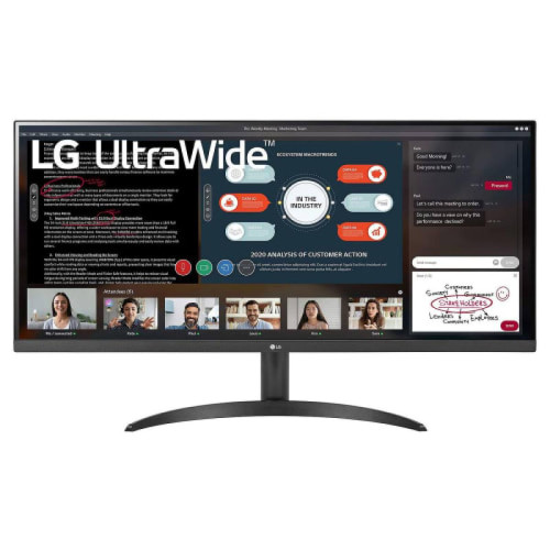 LG - UltraWide 34WP500-B Ecran PC 34" LED UWFHD 75Hz AMD FreeSync HDMI Écouteurs Jeux Bureau Noir - Moniteur PC
