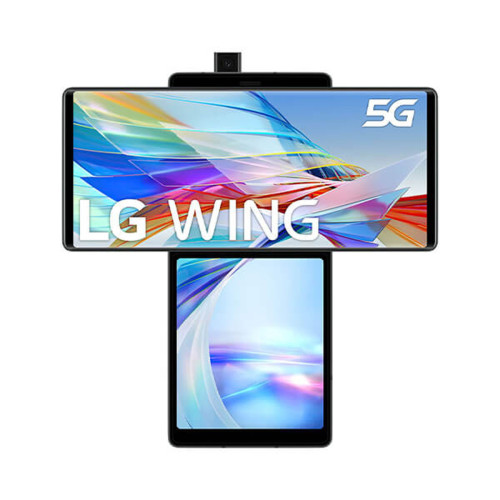 Smartphone Android LG LG Wing 5G 8Go/128Go Gris (Aurora Gray) Dual SIM