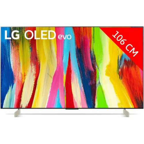 LG - TV OLED 4K 106 cm OLED42C26 2022 LG  - TV 32'' à 39''