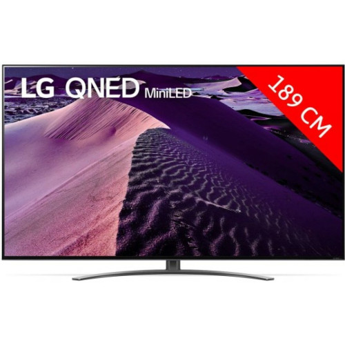 LG - TV QNED 4K 189 cm 75QNED866QA LG  - TV 66'' et plus Smart tv