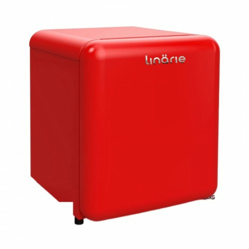 LINARIE - Chatel Mini réfrigérateur cube vintage Linarie LK48MBRED 46 litres Rouge LINARIE  - Refrigerateur congelateur rouge