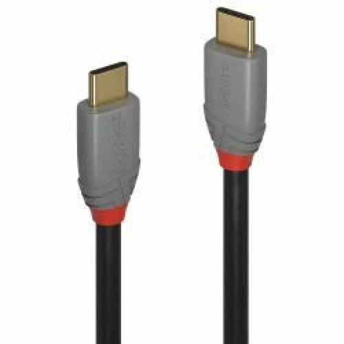 Lindy - Lindy 36900 câble USB 0,5 m USB C Noir, Gris (0.5m USB 3.1 Type C) Lindy  - ASD