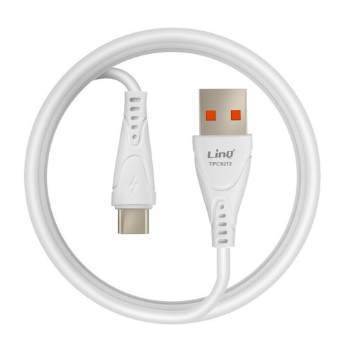 Linq - LinQ Câble USB vers USB C Fast Charge 3A Synchronisation Longueur 1m Blanc Linq  - Câble antenne