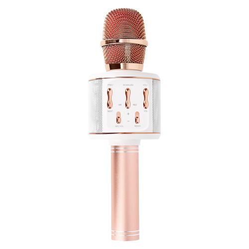 Linq - LinQ Micro Karaoké sans fil Bluetooth 5W Boutons Multifonctions Rose Champagne Linq  - Linq