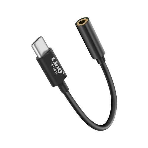 Linq - Adaptateur Audio USB-C vers Jack 3.5mm Femelle Son de qualité LinQ Noir Linq  - Câble et Connectique Linq