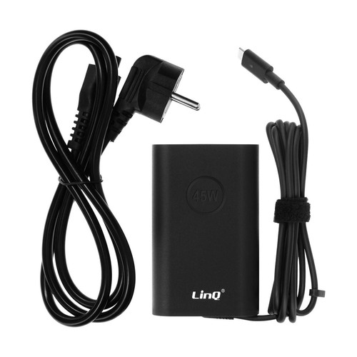 Linq - Chargeur avec Câble USB-C 45W LinQ Noir Linq  - Accessoire Ordinateur portable et Mac
