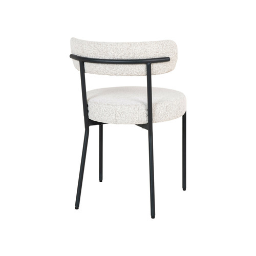 Lisa Design Ivanec - lot de deux chaises - en tissu bouclette