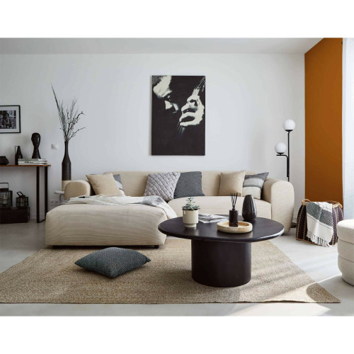 Lisa Design - Aumance - canapé d'angle gauche 4 places - en velours côtelé Lisa Design  - Lisa Design