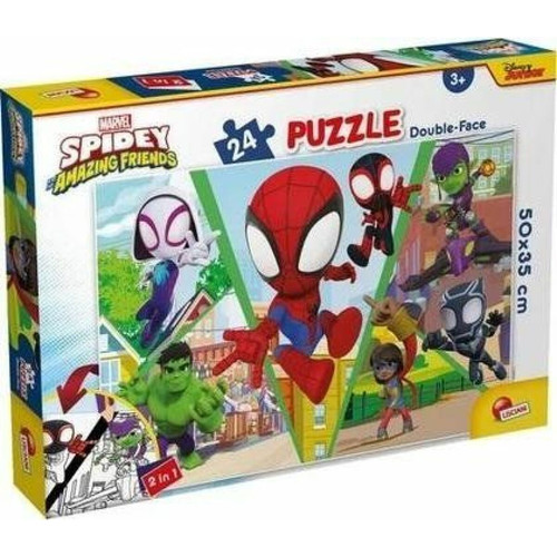 Lisciani - Marvel Puzzle DF Plus 24 Spidey - Let's Challenge Lisciani  - Bonnes affaires Puzzles Enfants
