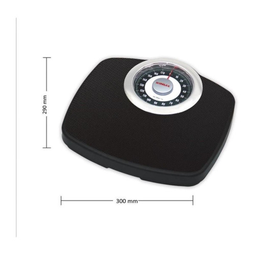 Little Balance - Balance Pese-personne mécanique LITTLE BALANCE 8400 Confort 180, 180 kg / 1 kg, Grand écran, Compact, Noir & Chrome - Little Balance