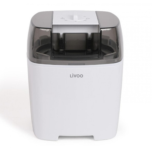 Livoo - Sorbetière 1,5l blanc/gris - dom453 - LIVOO - Livoo