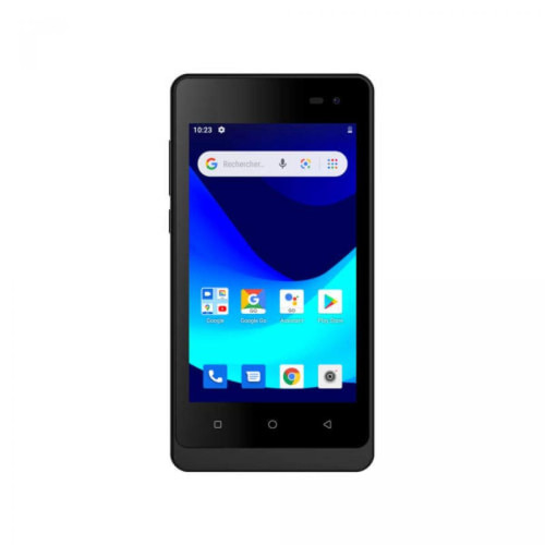 Logicom - Smartphone4G Téléphone Intelligent 4" Quad-Core 1Go 8Go Android 10.0 Go Edition Noir - Logicom
