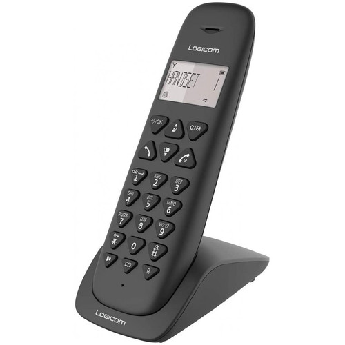 Logicom - telephone fixe sans Fil sans répondeur noir - Téléphone fixe Pack reprise