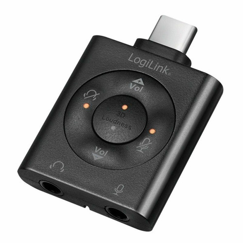 Logilink - Adapter audio USB-C/M do 2xjack 3.5mm 7.1 Logilink  - Périphériques, réseaux et wifi Logilink