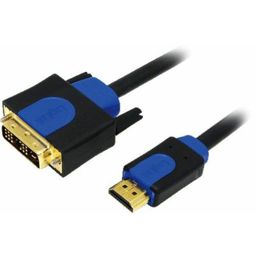 Logilink - LogiLink CHB3110 Câble HDMI V1.4 avec Ethernet vers DVI Mâle/Mâle 10 m + Colour box avec Logo Noir Logilink  - Marchand Zoomici