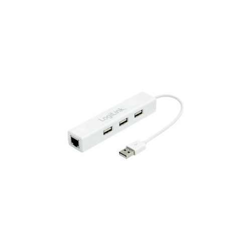 Logilink - LogiLink Adaptateur USB 2.0 vers Fast Ethernet, blanc () - Hub ethernet