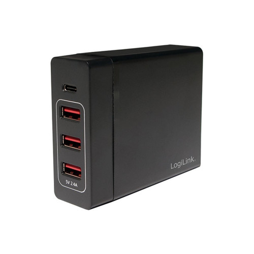 Logilink - LogiLink Boîtier de chargement USB, 4 ports, 65 watt, noir () - TNT (Télévision Numérique Terrestre)