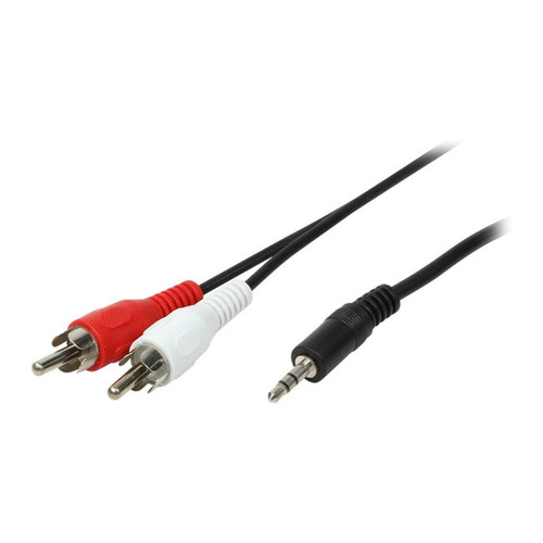 Logilink - LogiLink Câble audio, 2x RCA mâle - jack mâle 3,5 mm () Logilink  - Câble antenne