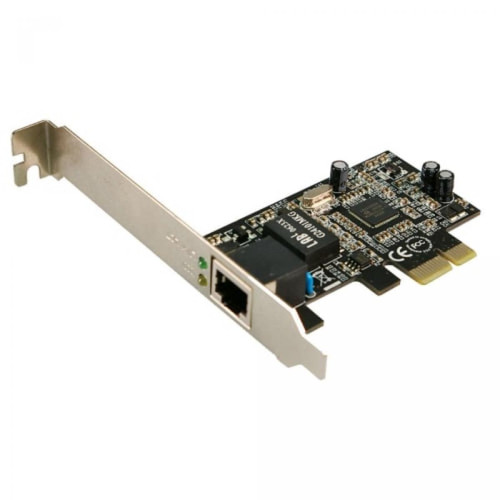 Logilink - PC0029A Carte Reseau PCI Express Ethernet 1000 Mo/s Sans Fil Noir - Carte réseau