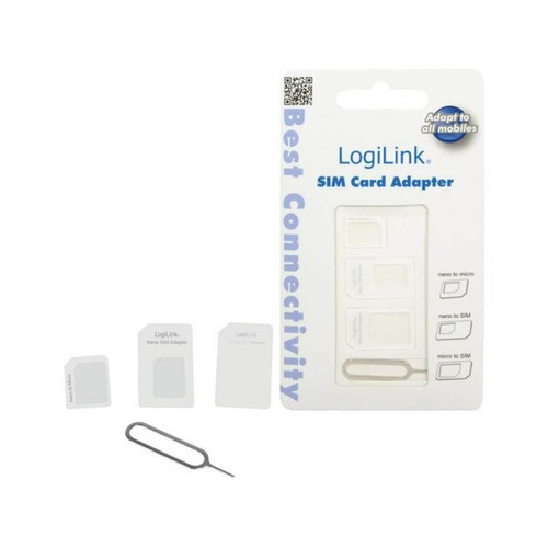Logilink - LOGILINK Kit adaptateur pour carte sim Nano et Micro SIM + clé Logilink  - Lecteur carte mémoire Logilink