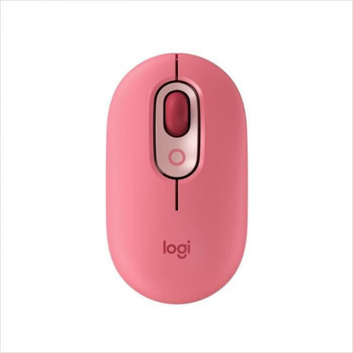 Logitech - Souris Sans Fil Logitech POP Mouse avec Emojis Personnalisables, Bluetooth, USB, Multidispositifs - Rose Logitech  - Souris