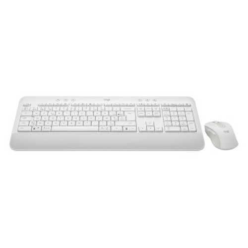 Logitech Logitech Signature MK650 Combo For Business clavier Souris incluse RF sans fil + Bluetooth AZERTY Français Blanc