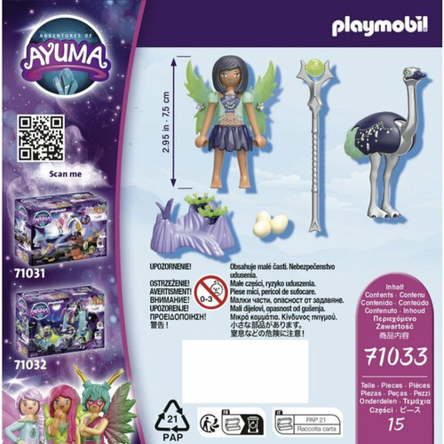 Ludendo Moon fairy avec animal de coeur - Playmobil Ayuma 71033