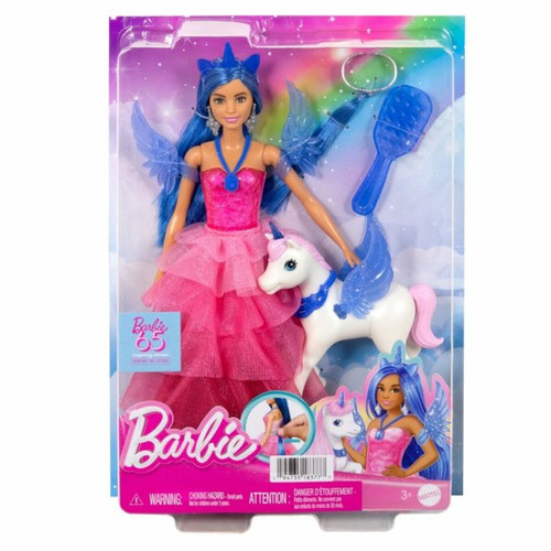 Poupées mannequins Barbie 65 ans anniversaire - princesse saphir licorne
