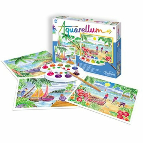 Ludendo - Aquarellum Junior - Paysages Tropicaux Ludendo  - Aquarellum Jeux artistiques