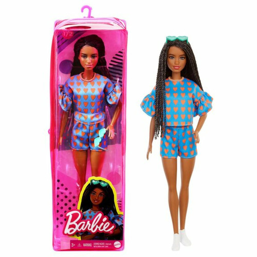 Ludendo - Barbie - Poupée Fashionista #172 ensemble coeurs Ludendo  - Poupées & Poupons