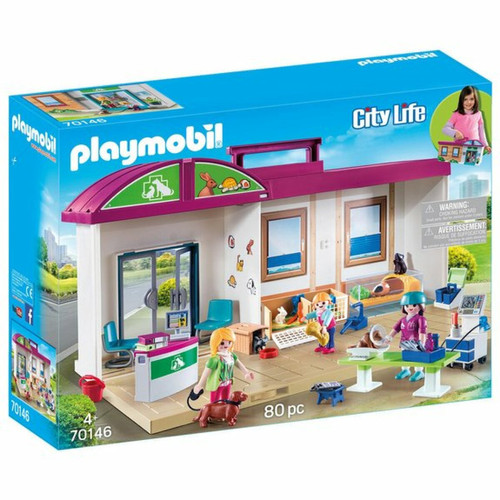 Ludendo - Clinique vétérinaire transportable Playmobil City Life 70146 Ludendo  - Playmobile city life
