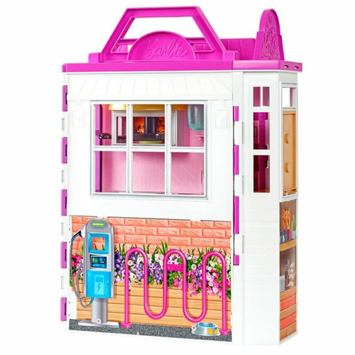 Ludendo Coffret Barbie restaurant et poupée