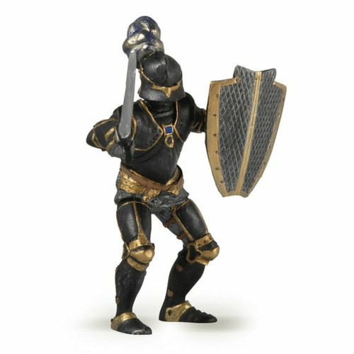 Ludendo - Figurine Chevalier en armure noire Ludendo  - Figurine chevalier