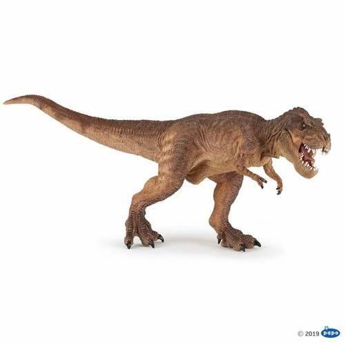 Ludendo - Figurine de T-Rex courant marron Ludendo  - Dinosaures