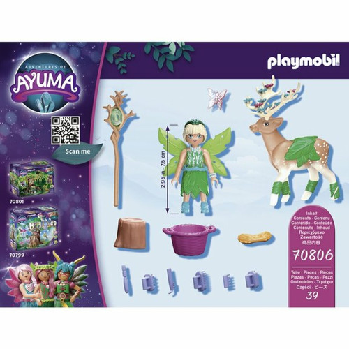 Ludendo Forêt enchantée avec animal préféré Playmobil Les Aventures de Ayuma 70806