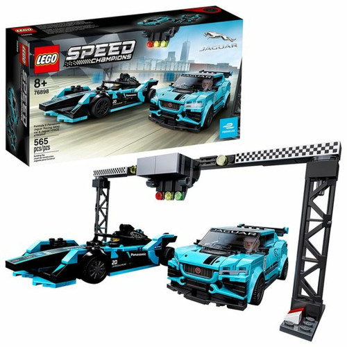 Ludendo - Formula E Panasonic Jaguar Racing GEN2 & Jaguar I-PACE eTROPHY LEGO Speed Champions 76898 - Voiture electrique enfant 2 place