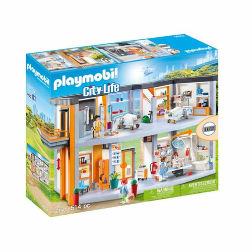 Playmobil - Ciy Life - Hôpital aménagé Playmobil  - Playmobil Mixte