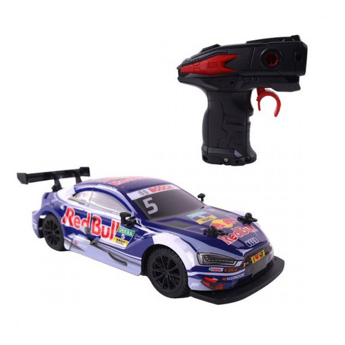 Hélicoptères RC Ludendo TURBO CHALLENGE R/C auto audi red bull 1/24 27 mhz - + 6ans
