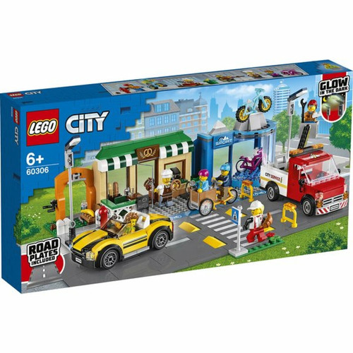 Lego - LEGO City Einkaufsstraße mit Geschäften Lego  - LEGO City Briques Lego